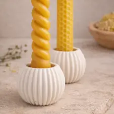 Luna Mini svećnjak od jasmonita za sveću od pčelinjeg voska – Bee Mad