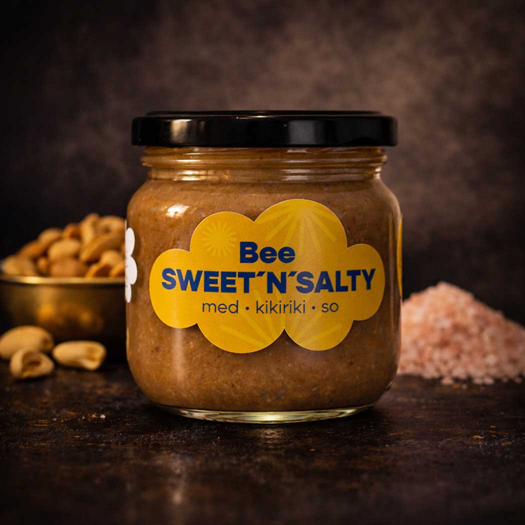 bee-mad-bee-sweet-n-salty-med-kikiriki-i-so,-kikiriki-puter